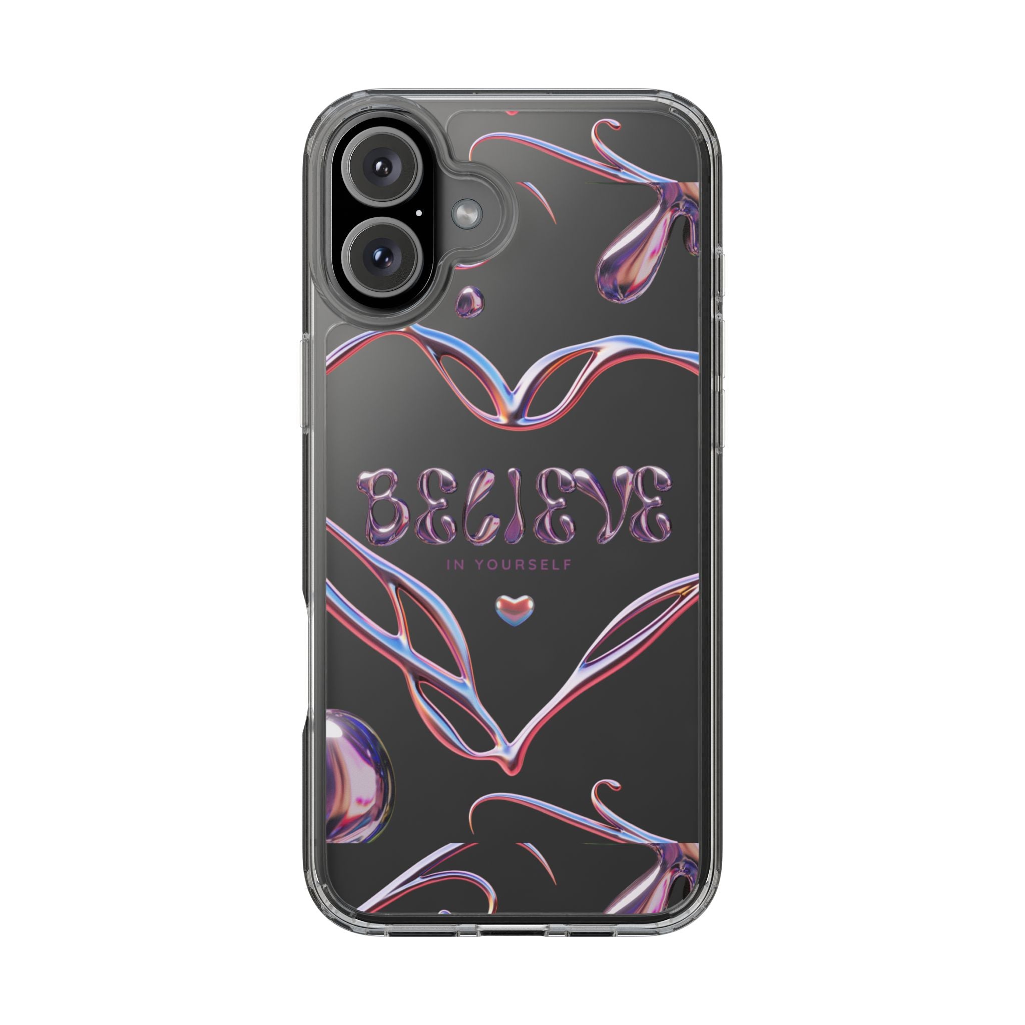 🌸💎 Believe In Yourself Clear Case 💎🌸