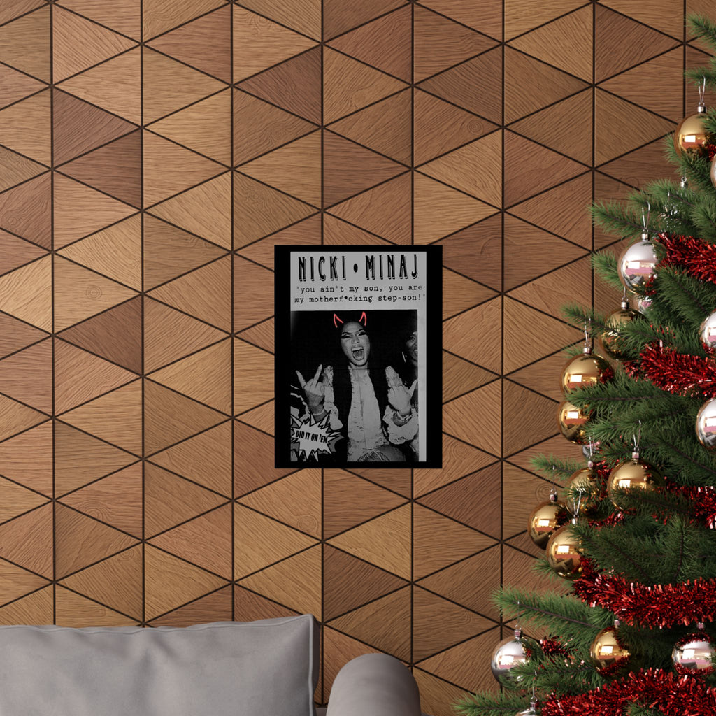 🔥 “Bad Attitude” Matte Vertical Poster