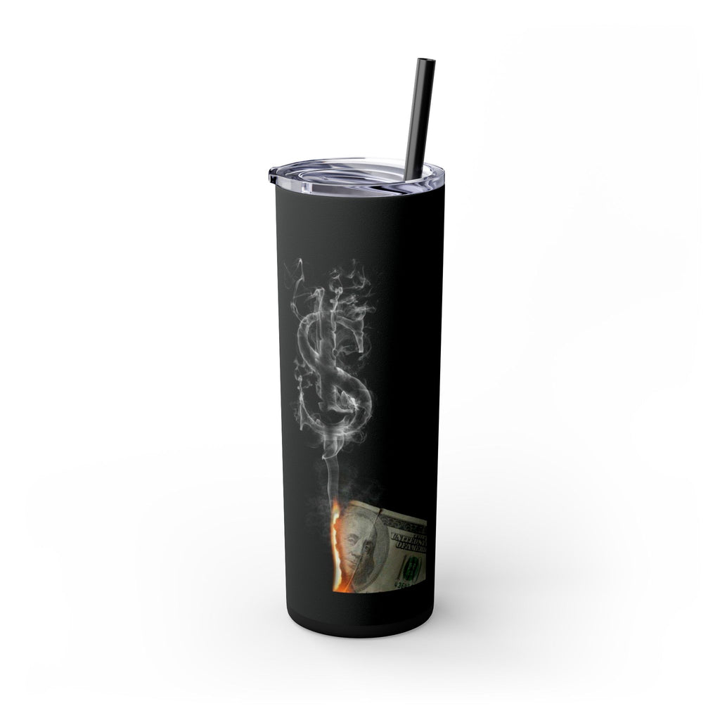 Luxury in Flames 🔥💎 Skinny Tumbler