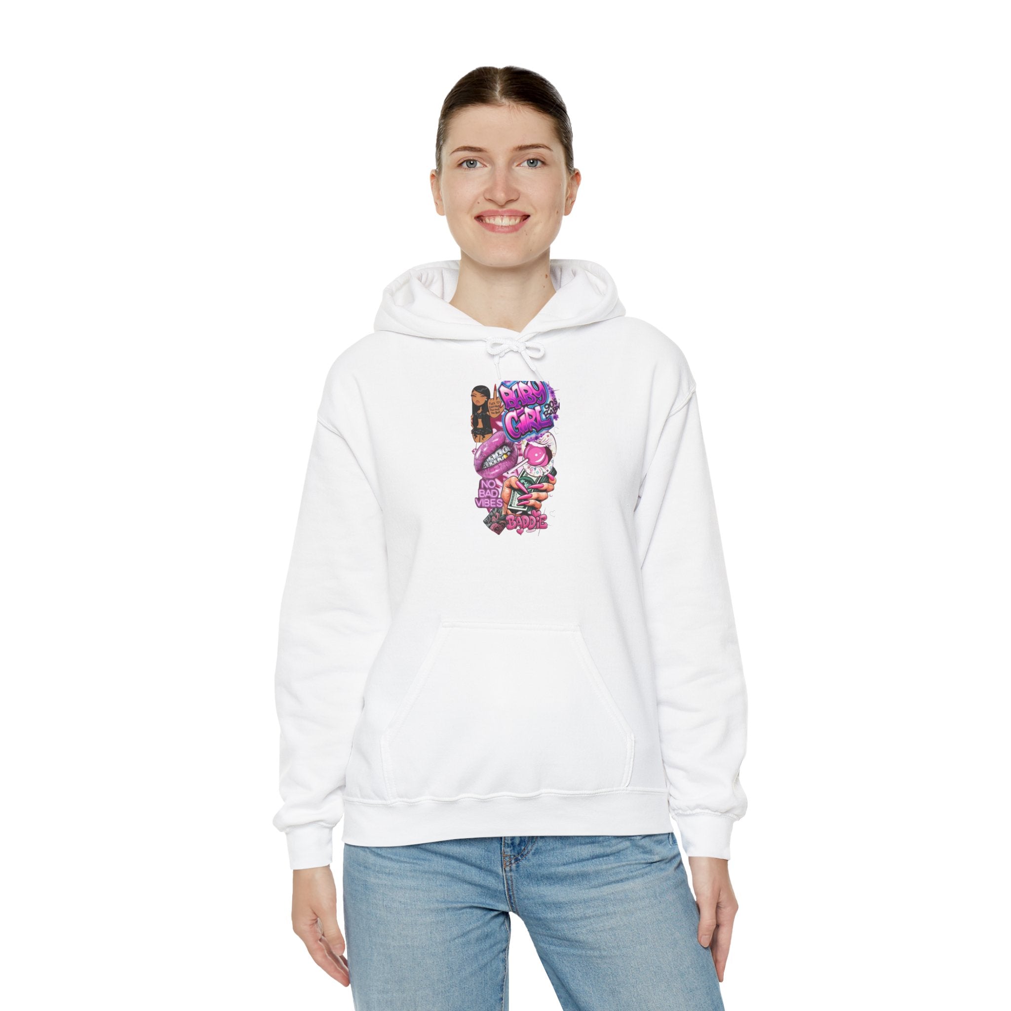 💕🦋 Baby Girl Heavy Blend Hoodie 🦋💕