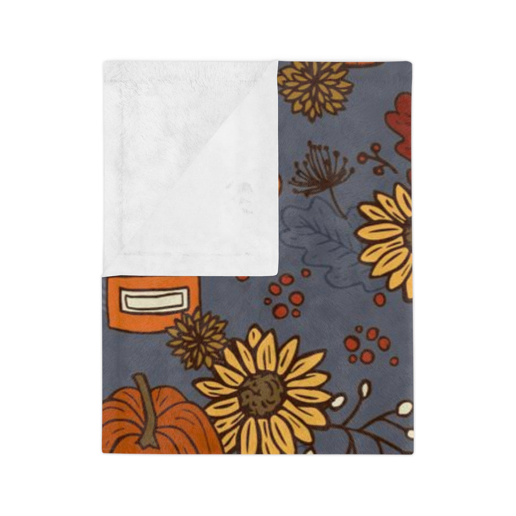 🍂 Snuggle Season Velveteen Blanket 🧡