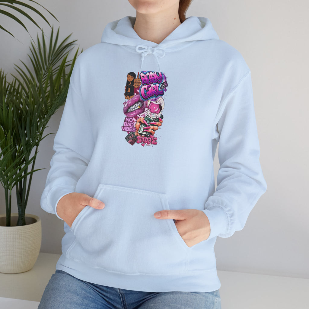 💕🦋 Baby Girl Heavy Blend Hoodie 🦋💕