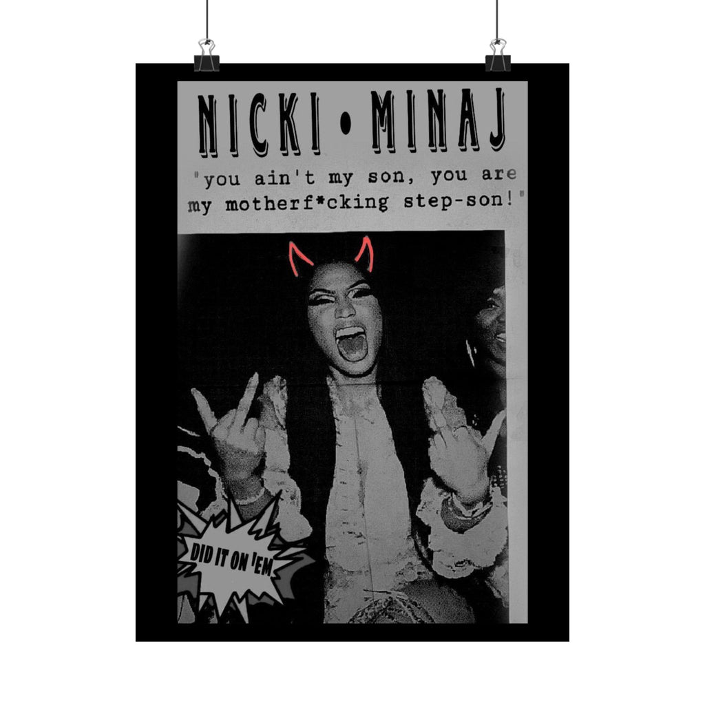 🔥 “Bad Attitude” Matte Vertical Poster