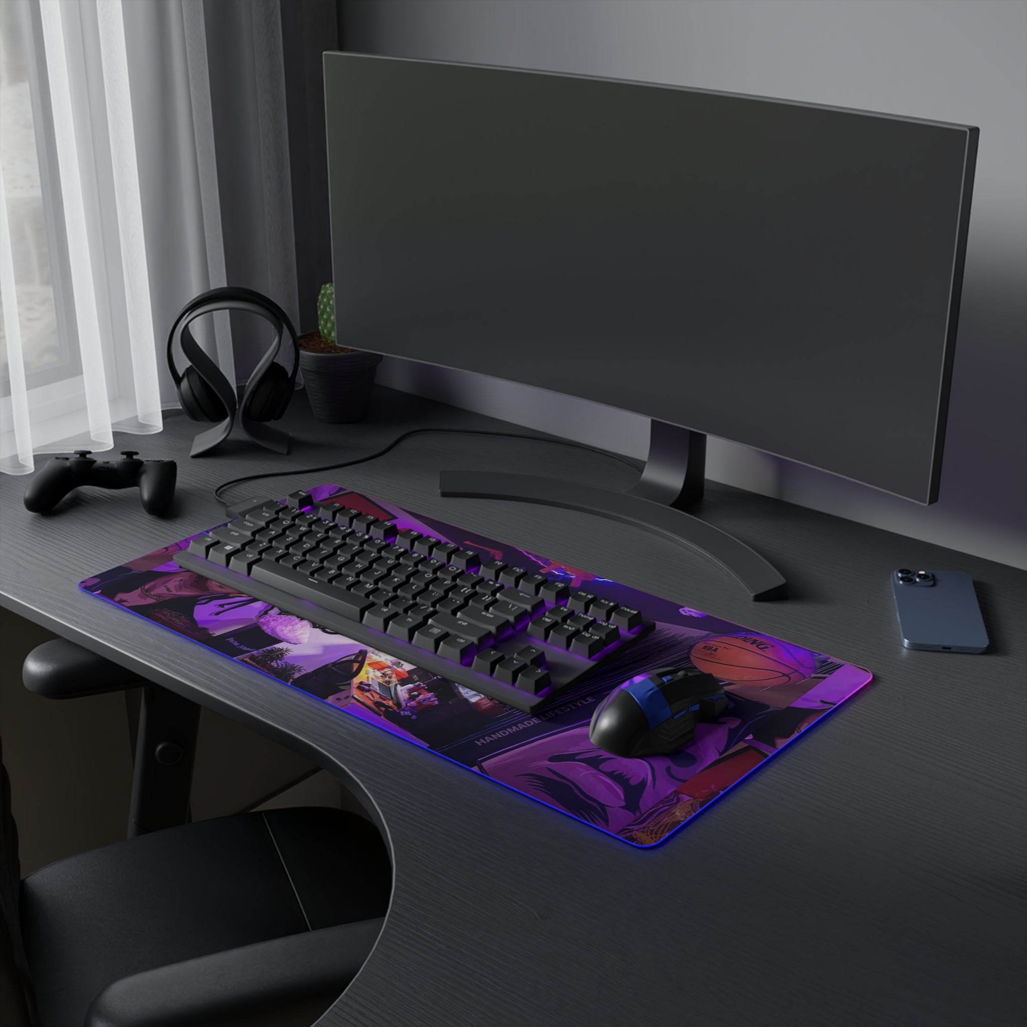 💥🎮 Hype Glow RGB Gaming Mouse Pad 🌈🔥