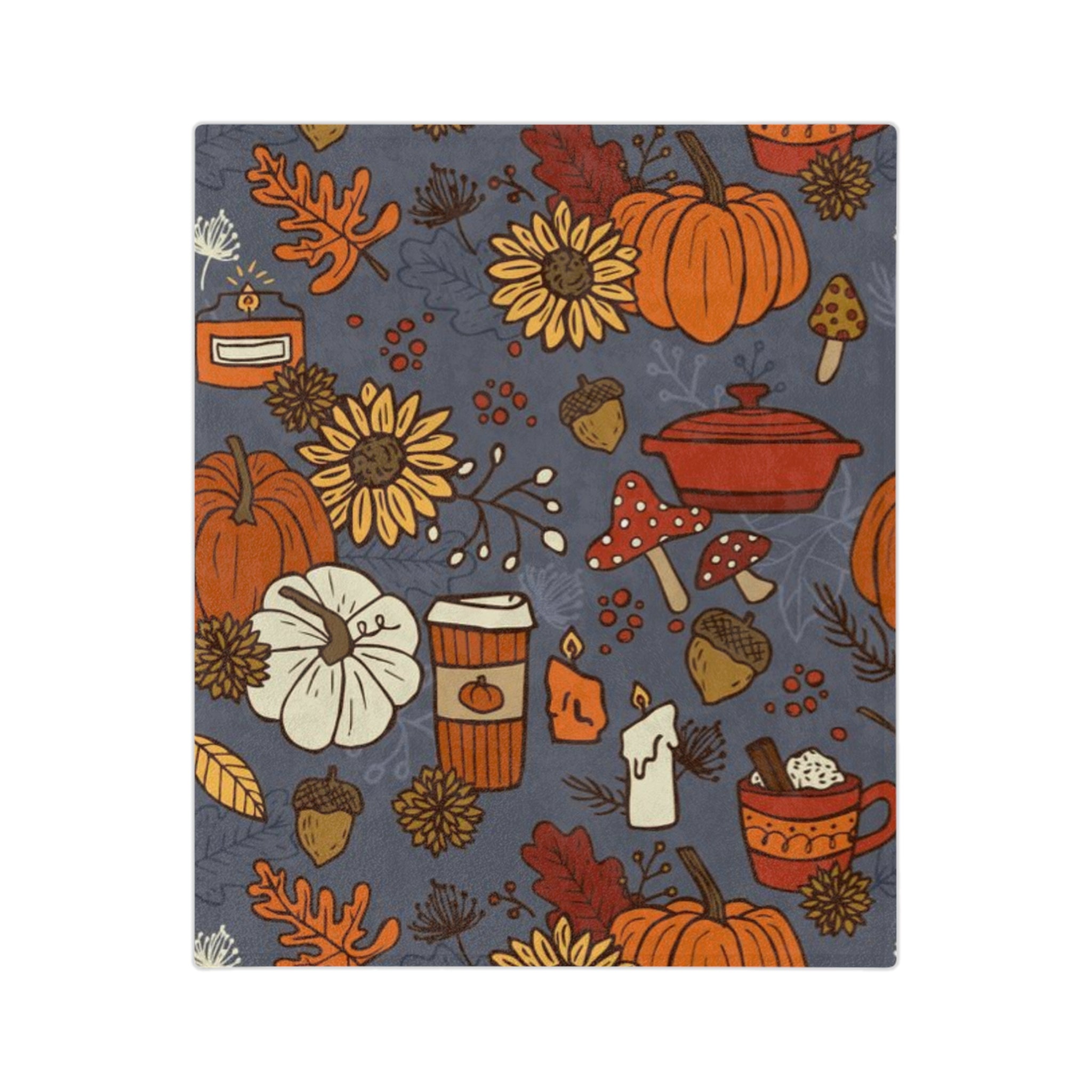 🍂 Snuggle Season Velveteen Blanket 🧡