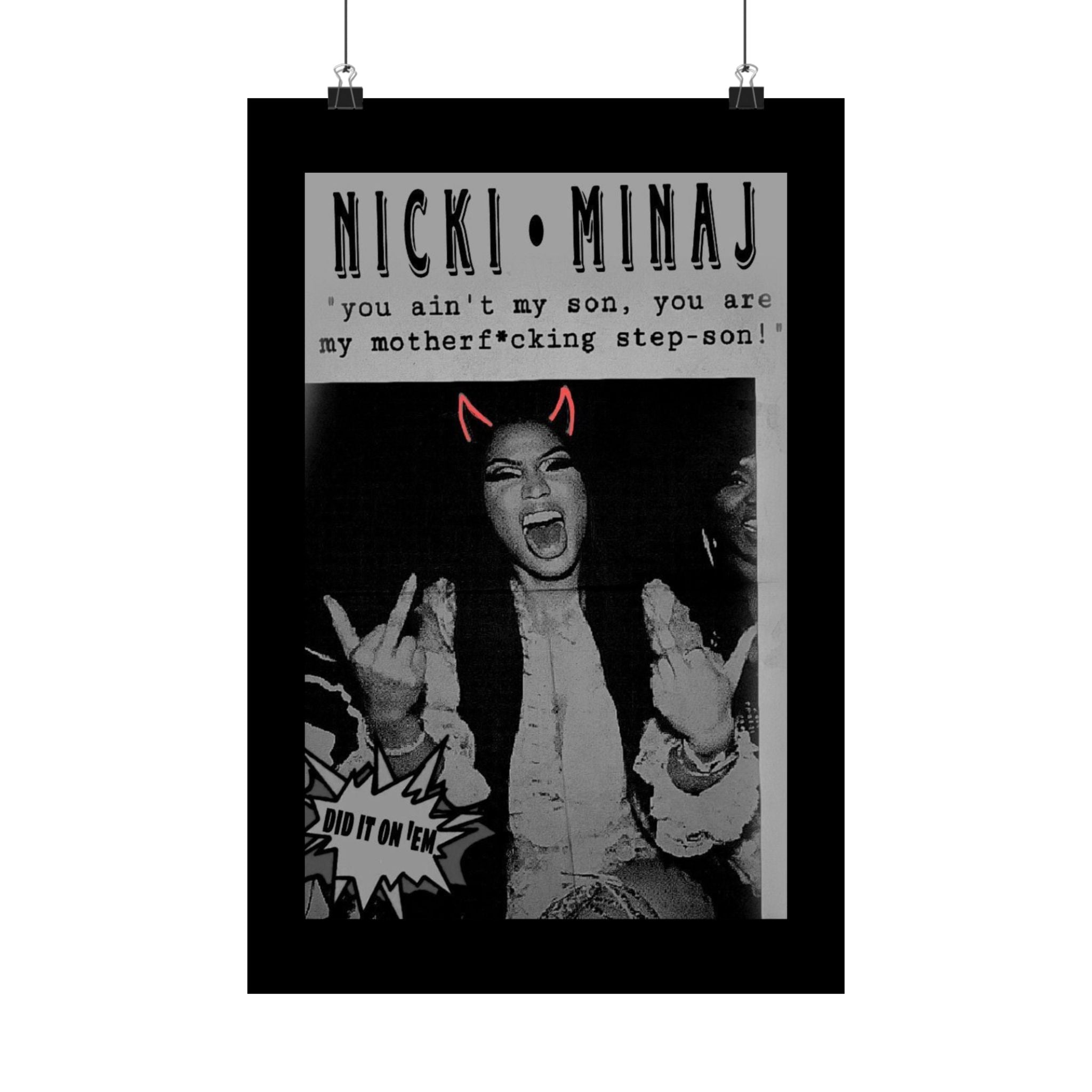 🔥 “Bad Attitude” Matte Vertical Poster