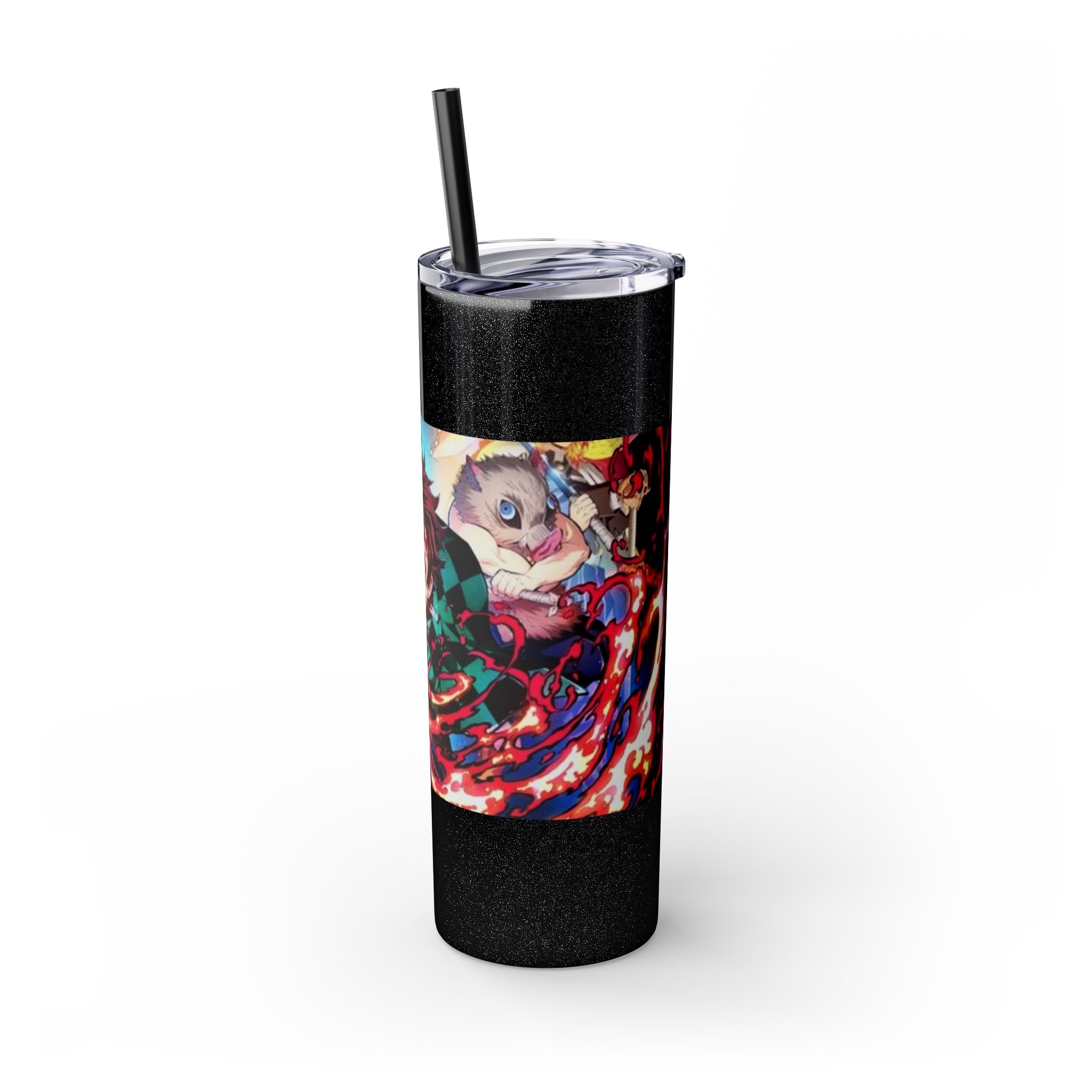 “Demon Slayer ⚔️🔥 Skinny Tumbler – 20oz”
