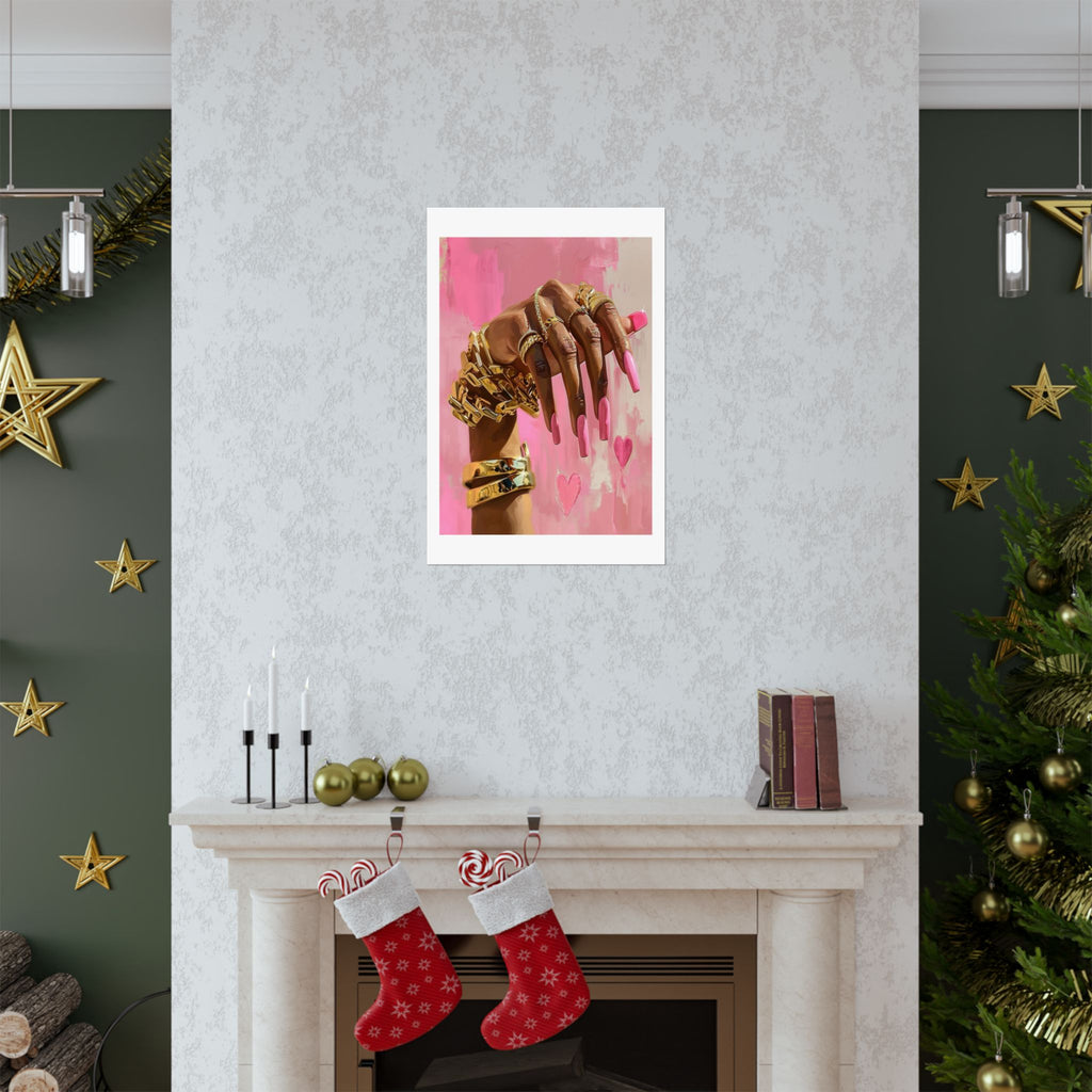 Blush & Gold Luxe Prints 🎀✨🖼️