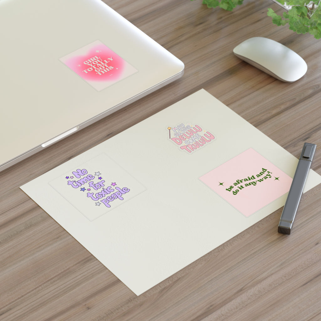 💖✨ “You Got This, Girl!” Affirmation Sticker Sheets 🌸🌈