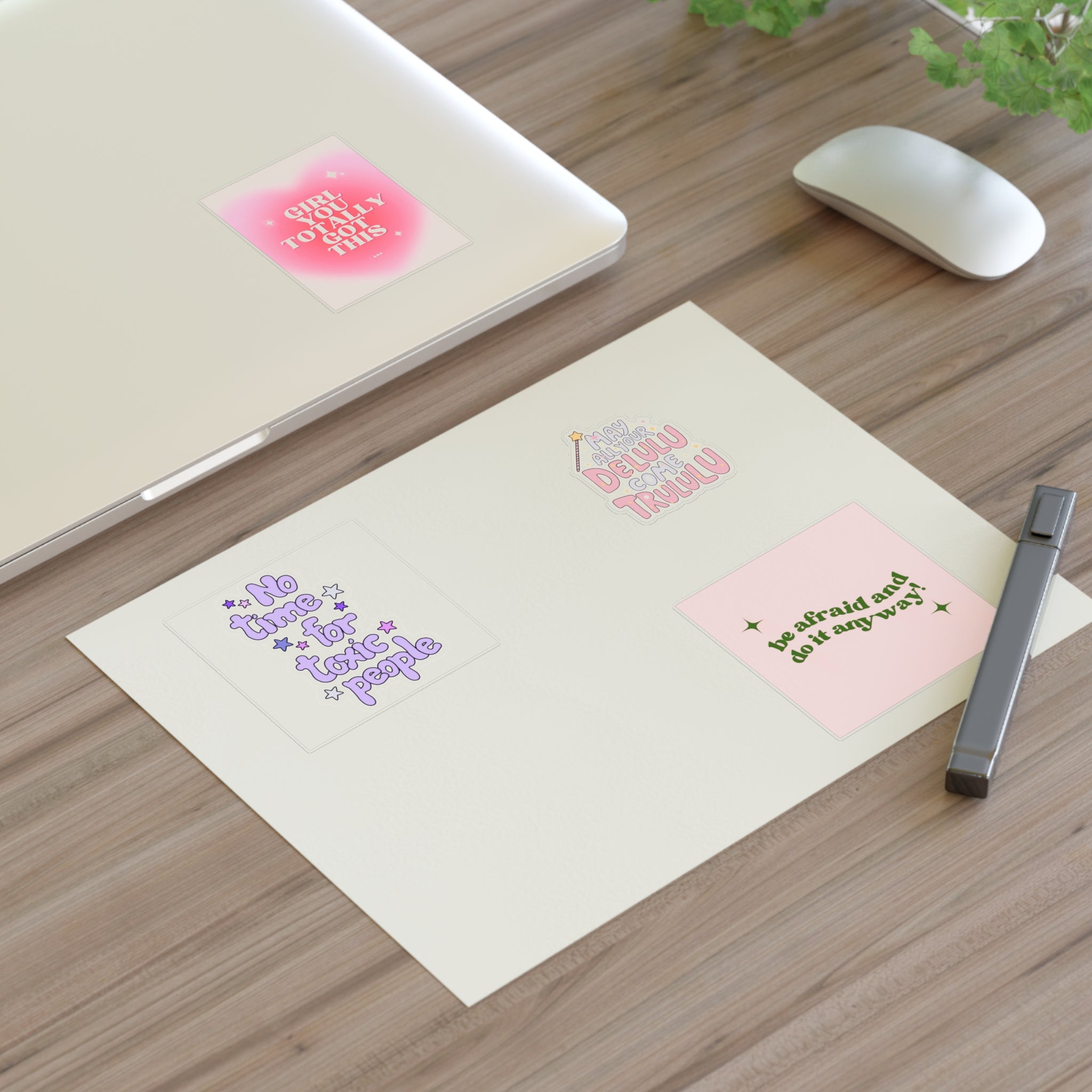 💖✨ “You Got This, Girl!” Affirmation Sticker Sheets 🌸🌈