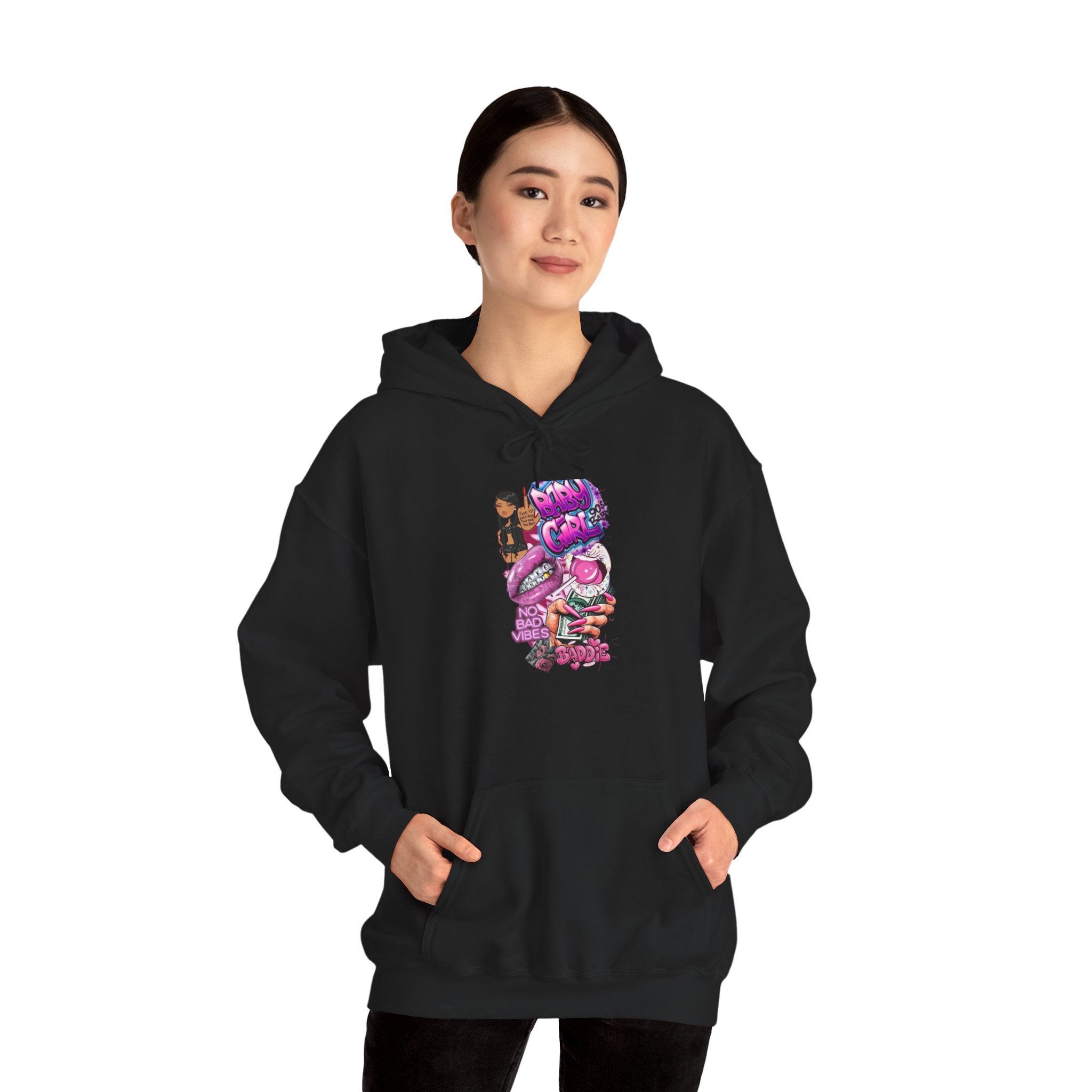💕🦋 Baby Girl Heavy Blend Hoodie 🦋💕