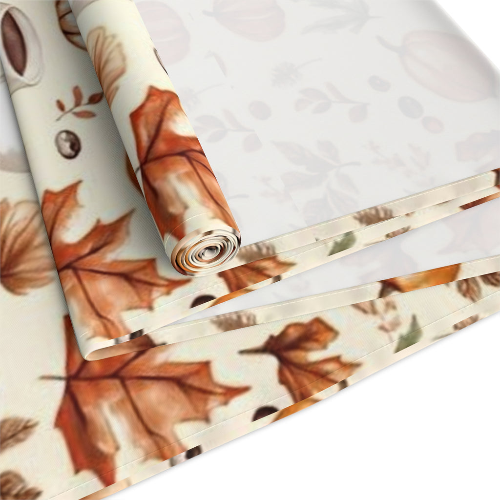 🍁🎃 Pumpkin Spice & Cozy Vibes Table Runner ✨🍂