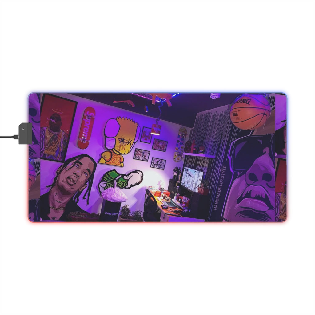 💥🎮 Hype Glow RGB Gaming Mouse Pad 🌈🔥