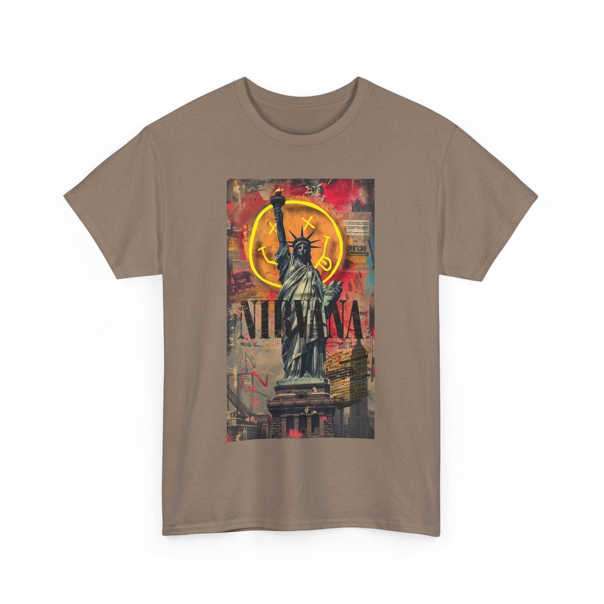 Nirvana Vibes Heavy Cotton Tee 🎸🖤👕