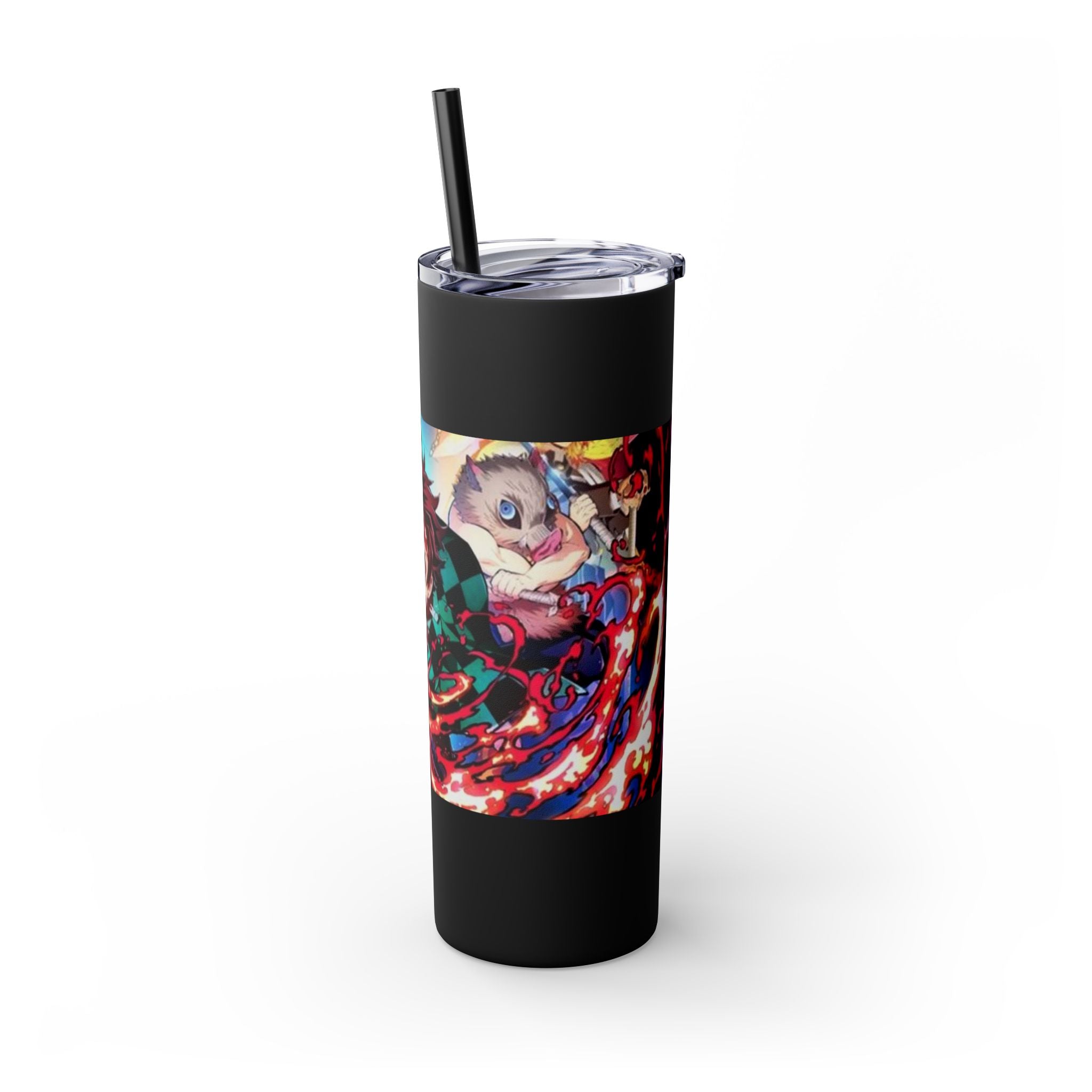 “Demon Slayer ⚔️🔥 Skinny Tumbler – 20oz”