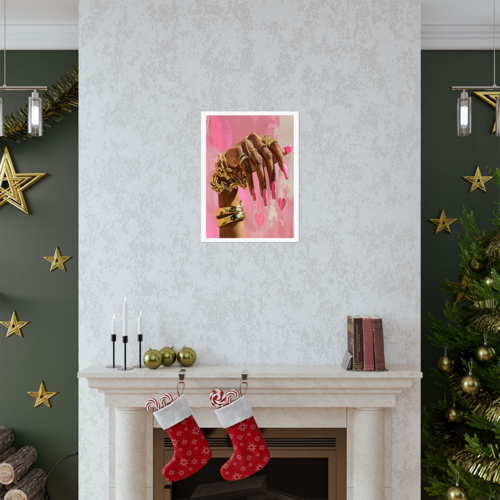 Blush & Gold Luxe Prints 🎀✨🖼️