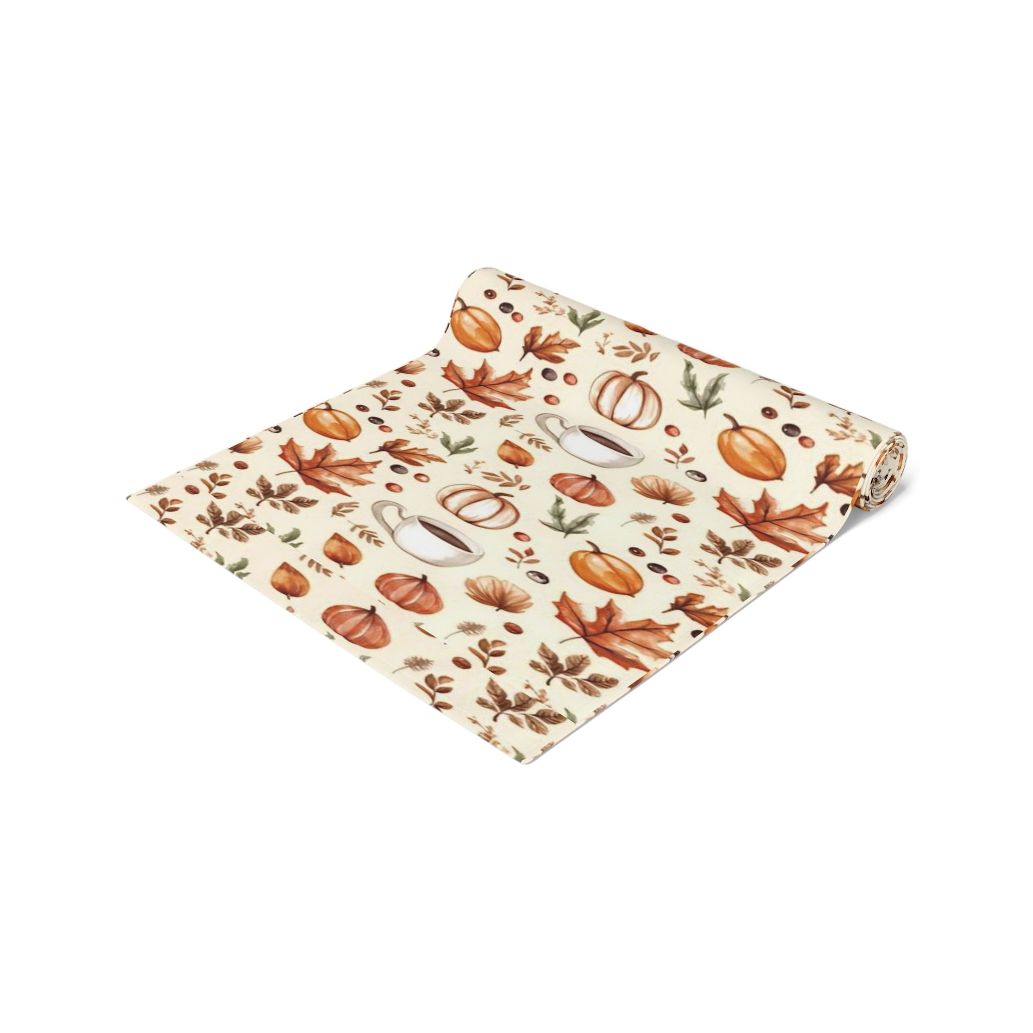 🍁🎃 Pumpkin Spice & Cozy Vibes Table Runner ✨🍂