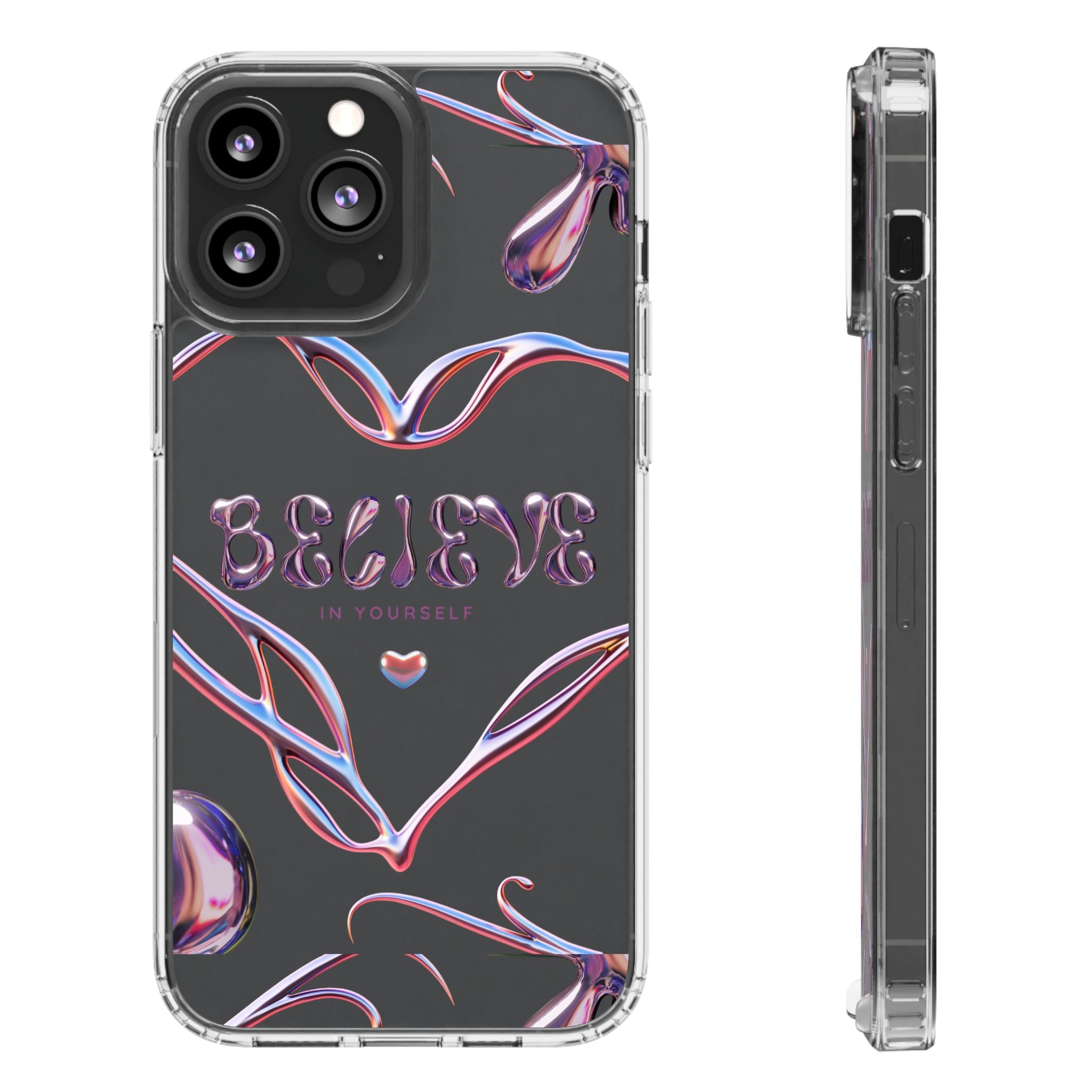 🌸💎 Believe In Yourself Clear Case 💎🌸