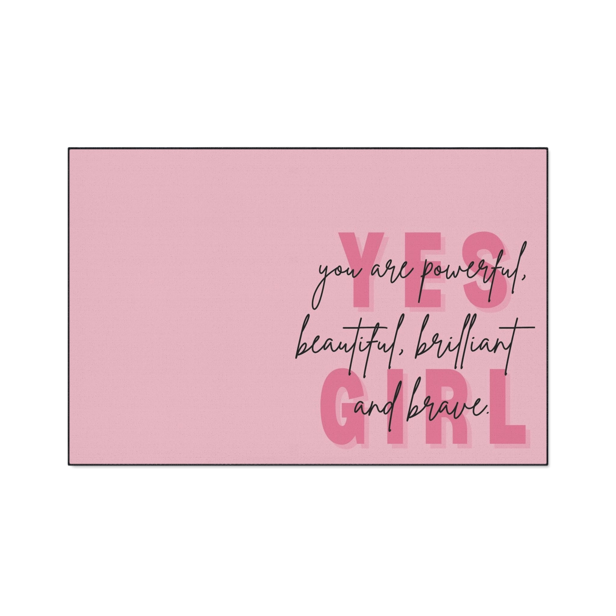 ✨💖 Yes Girl! Heavy Duty Floor Mat 💖✨