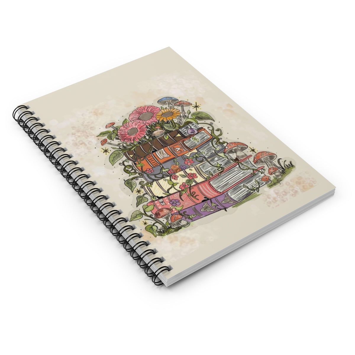 📖🌿 “Botanical Bookish Dreams” Notebook 🍄💫
