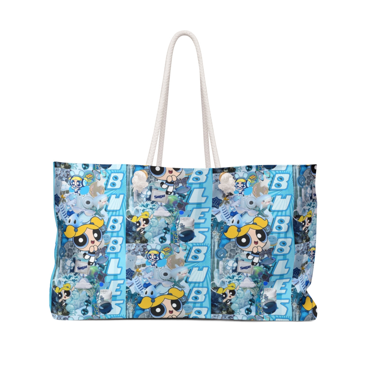 💙 "Sugar & Adventure" Weekender Bag (Bubbles)