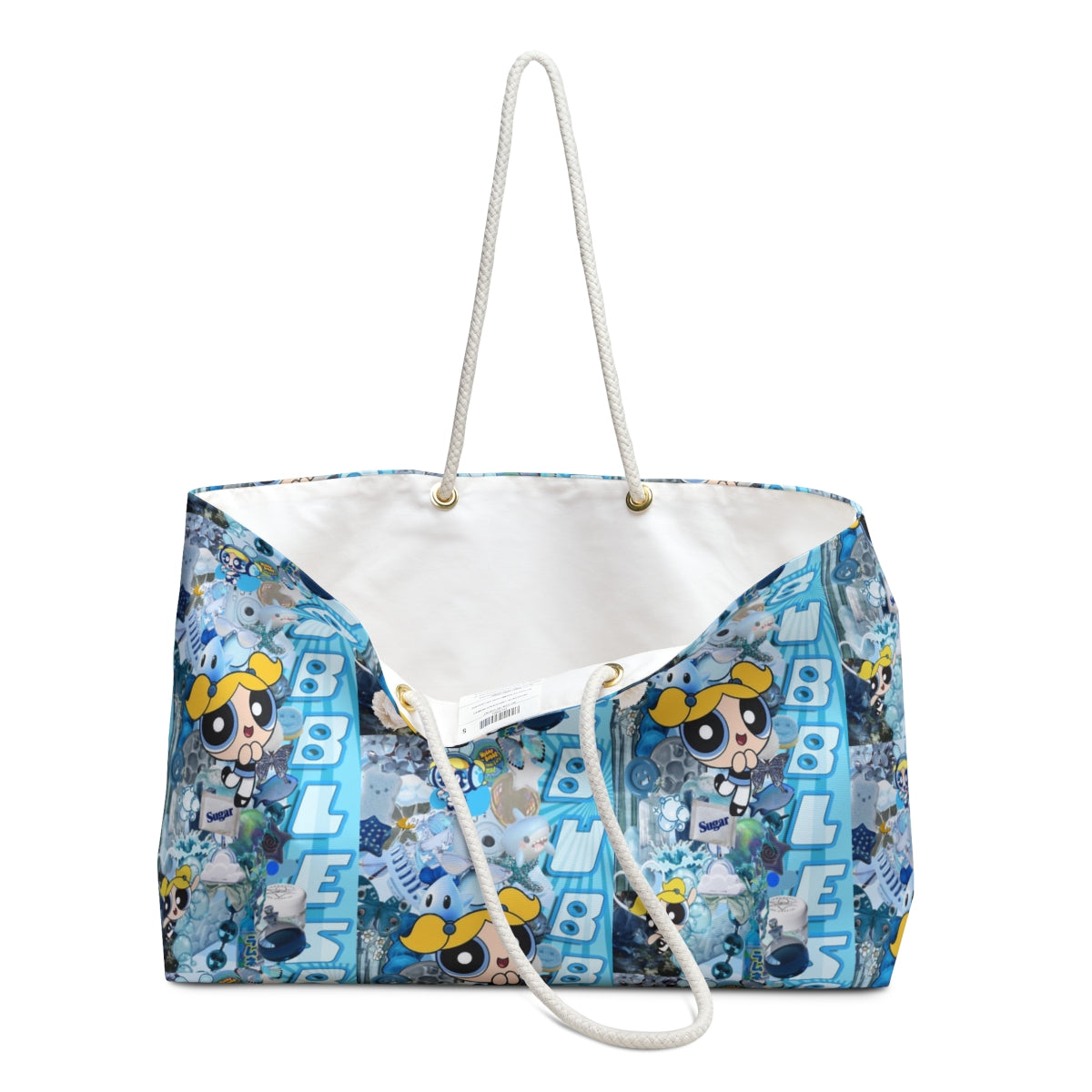 💙 "Sugar & Adventure" Weekender Bag (Bubbles)