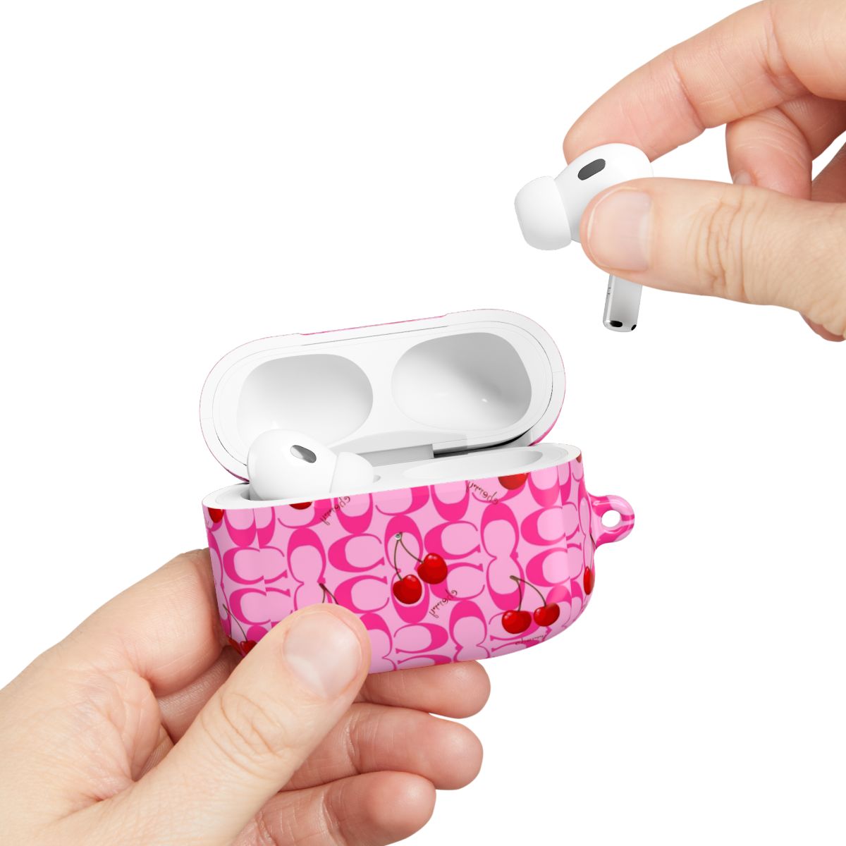 🍒 “Cherry on Top” – Designer-Inspired AirPod Case