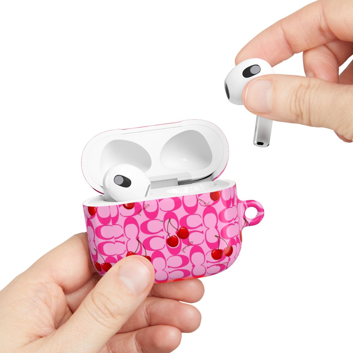 🍒 “Cherry on Top” – Designer-Inspired AirPod Case