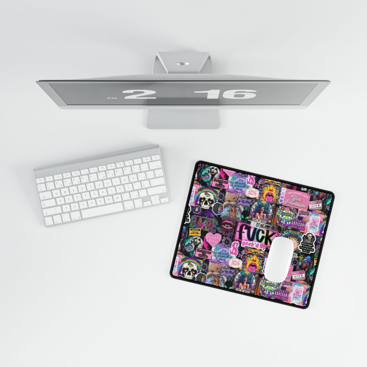 💕 Not Your Average Girlie – Desk Mat